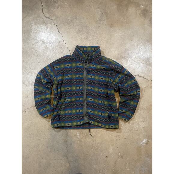 Timberland Other - Vintage style Holiday Timberland Colorful Sherpa Fleece Size XL